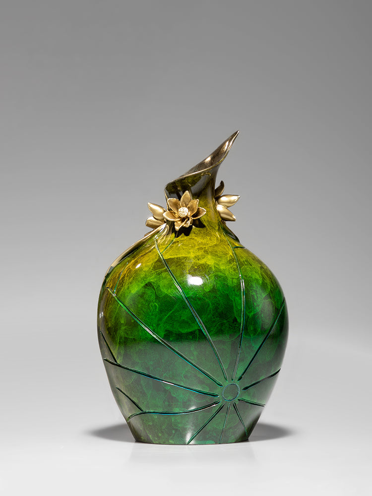 Lotus leaf vase - Best Metalcraft